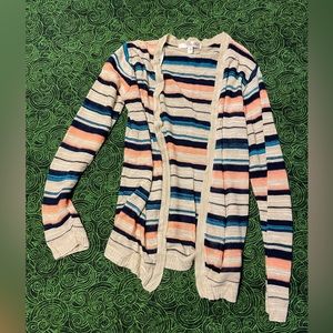 Lightweight Striped Cardigan
